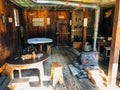 Inside a beautiful old building in Barkerville.