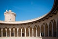 Inside of Bellver castle, Palma de Mallorca, Spain Royalty Free Stock Photo