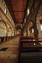inside of the Benedictine Abbey of St. Hildegard Royalty Free Stock Photo