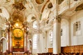Inside the Benedictine Archabbey St. Martin, Monastery, Beuron Royalty Free Stock Photo