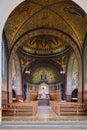 Inside the Benedictine Archabbey St. Martin, Monastery, Beuron Royalty Free Stock Photo
