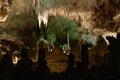 inside big room chamber of Carlsbad Caverns National Park Royalty Free Stock Photo