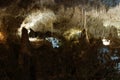 inside big room chamber of Carlsbad Caverns National Park Royalty Free Stock Photo