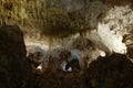 inside big room chamber of Carlsbad Caverns National Park Royalty Free Stock Photo