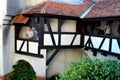 Inside Bran castle, home of Dracula, Brasov, Transylvania Royalty Free Stock Photo