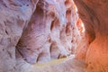 Inside of Buckskin Gulch Slot Canyon. Royalty Free Stock Photo