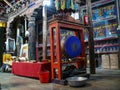 Inside of Buddhist gompa - Bhraka village, Nepal Royalty Free Stock Photo