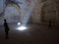 Inside Buddhist stupa in Samangan, Afghanistan.