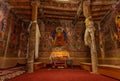 Inside a Buddhist temple in Spiti Valley