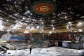 Inside of Buzludzha communist monument Royalty Free Stock Photo