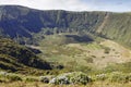 Inside of Caldeira volcano in Faial, Azores