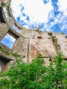 Inside of Cambusnethan Priory ruins also known as Cambusnethan House