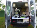 Inside the Camper at a Camping Site in New Zealand