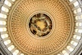 Inside the Capitol Dome Royalty Free Stock Photo