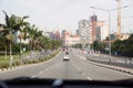 Inside Car Street View - Luanda Main Avenue, Angola