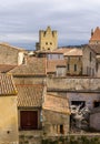 Inside Carcassonne fortified city - France