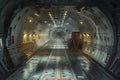 Inside the cargo bay of the aircraft Royalty Free Stock Photo