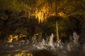 Inside Carlsbad Caverns Cave System, USA Royalty Free Stock Photo