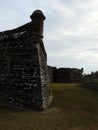 Castillo de San Marcos in St. Augustine - National Monument Florida Royalty Free Stock Photo