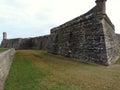 Castillo de San Marcos in St. Augustine - National Monument Florida Royalty Free Stock Photo