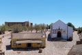 Inside the castle of the border town castro marim