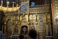 Inside the Cathedral of Curtea de Arges early 16th century Royalty Free Stock Photo