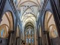Inside the cathedral Saint Pierre in Geneve, Switzerland
