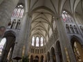 Inside Of Cathedral of St. Martin in Brussels