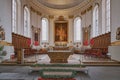 Inside the catholic church in Hechingen Royalty Free Stock Photo