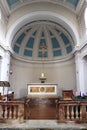Inside the Catholic Church of Saint Laurence in Petersfield