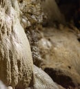 inside a cave in equi terme a little village in italy