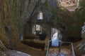 Inside the cave of Predjama Castle