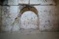 Inside the caves of Takht-e Rostam ancient buddhist stupa-monastery in Samangan, Afghanistan in August 2019