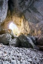 Inside the cetatile ponorului cave, romania