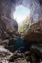 Inside the cetatile ponorului cave, romania