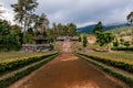 Inside Cetho Temple In The Morning Cloudy Sky at Karanganyar Tawangmangu Central Java Indonesia