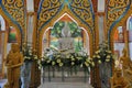 Inside Chalong temple Phuket Thailand