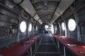 Inside a Chinook helicopter