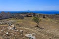 Inside the Chlemoutsi fortress in Ilia, Peloponnese