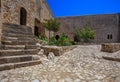 Inside the Chlemoutsi fortress in Ilia, Peloponnese