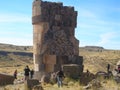 Inside of a Chullpa, an Ancient Aymara Funerary Tower, Sillustani Burial Area, Peru