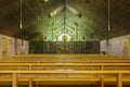 Inside of Church Catholic Carmelite monastery from Dachau Concentration Camp.