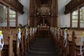 Inside a church