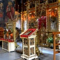 Inside church of Cheia Monastery, Prahova