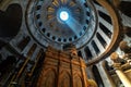 Inside the Church of the Holy Sepulchre in Jerusalem