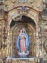 Inside Church of Nuestra Senora de las Angustias in Ayamonte in Spain