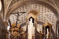 Inside church at puebla, mexico