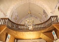 Inside of church of Saint-Julien, Nespouls, Correze, Limousin, France Royalty Free Stock Photo