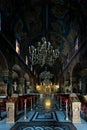 Inside the Church of Saint Nicholas of Mole on Solomos Square on Zakynthos town of Zante island Royalty Free Stock Photo