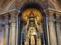 Interior of the church Santo Antonio in Lisbon in Portugal Royalty Free Stock Photo